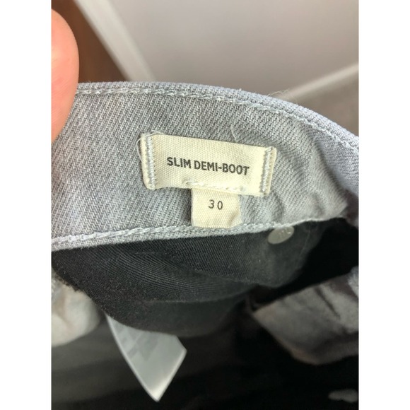 Madewell Women’s Jeans Size 30 Slim Demi Boot Gray - Picture 11 of 16